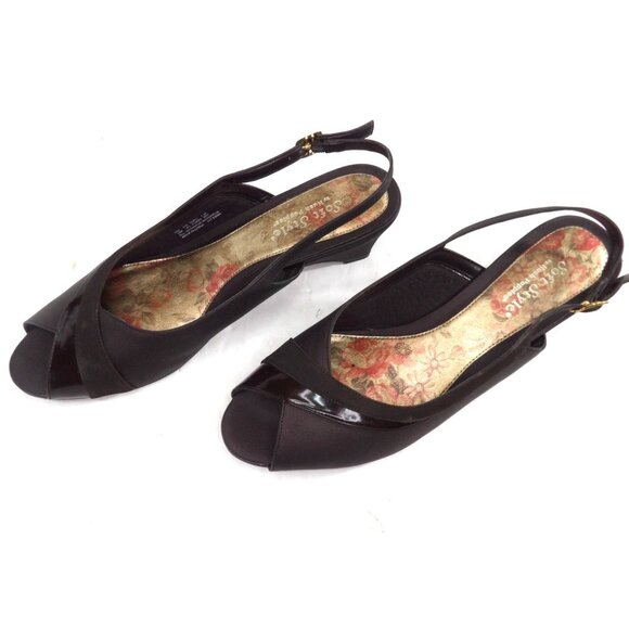Soft Style Women's Andra Brown Slingback Pump Open Toe 10M NEW - Picture 2 of 6